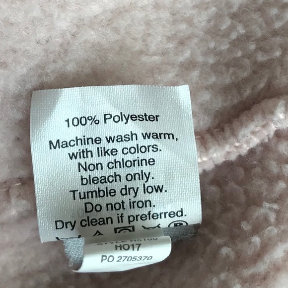 J Crew Pink Crop Half Zip Polartec Fleece Pullover Sweater - Picture 9 of 9